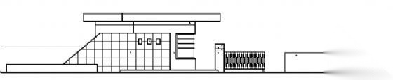 某A型门卫室建筑方案图