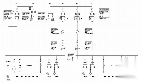10KV配电系统电气原理图