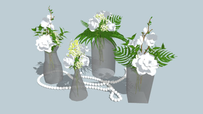 简单插花 其他 饰品 画 家居物品