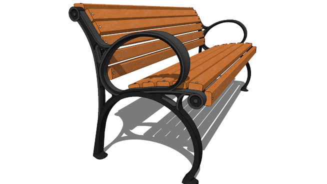Park bench“Broadway”和“百老汇”公园。 椅子 折叠椅 公园长椅