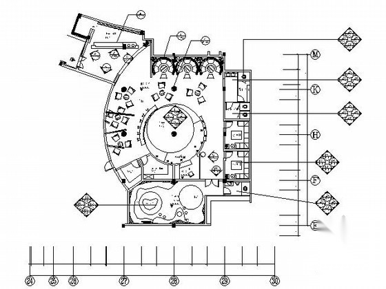 [福建]330平米club空间施工图