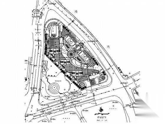 [天津海河]某居住区规划方案图（12万平方米）