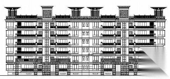 [长沙]某住宅楼外墙装饰二次深化设计施工图