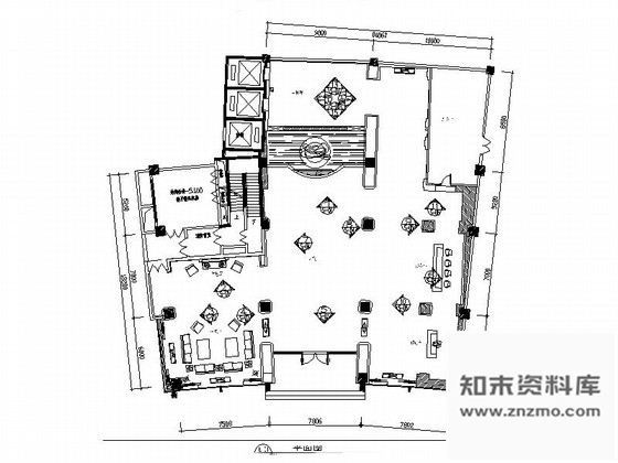 施工图精装豪华欧式风格KTV大厅设计室内装修图含效果