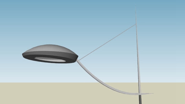 路灯 草图大师模型