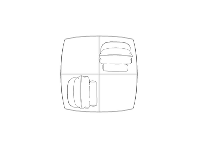 床 客厅家具平面常用组合模块