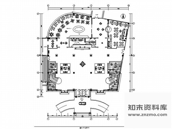 施工图江苏农业示范园现代风格培训中心大堂公共区域施工图