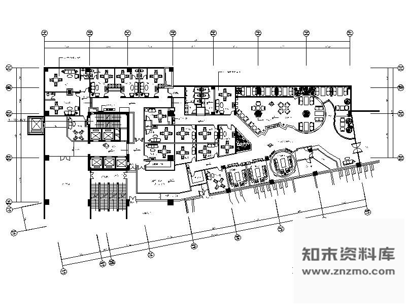 施工图某茶楼装饰设计图含效果