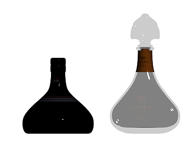 Godet Cognac酒瓶