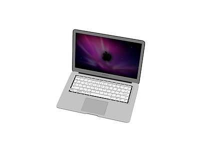 MacBook笔记本电脑灰模