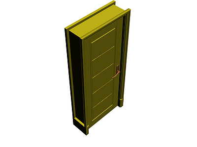 黄色五格门体组件