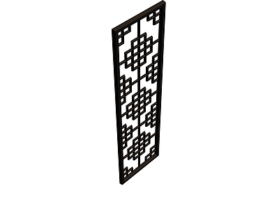 中式镂空隔断屏风