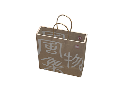 带提手纸质购物袋