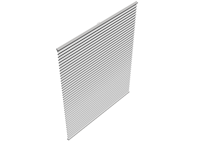 灰色百叶窗模型