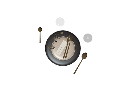 餐具组合（盘勺杯）