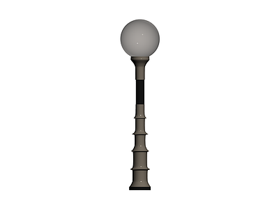 现代落地灯（带玻璃球罩）