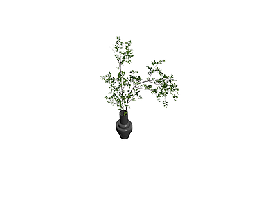 盆栽绿植模型