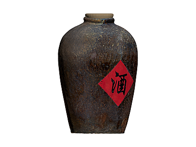 日式酒坛陶罐