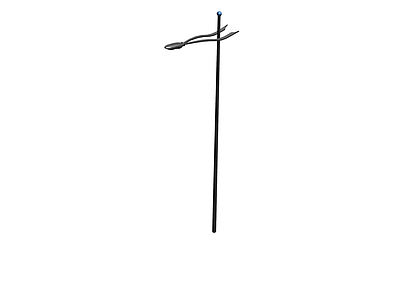路灯杆灯具模型