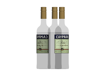 三瓶装Campari利口酒