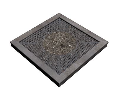 方形金属排水沟盖板