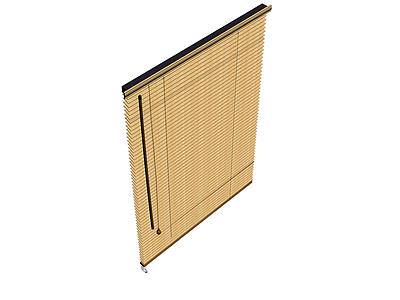 木质百叶窗组件