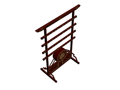 中式鼓架配鼓