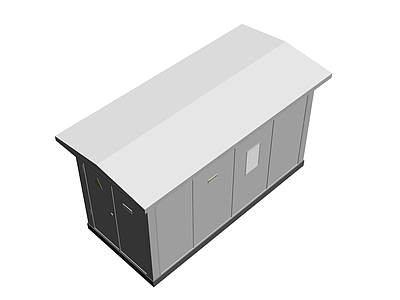 高压配电房建筑模型