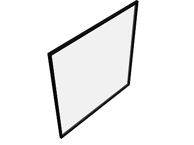 黑框白板装饰画