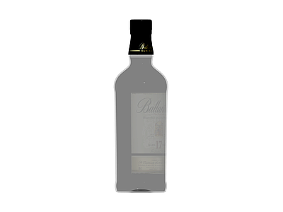 Ballantine's威士忌酒瓶模型