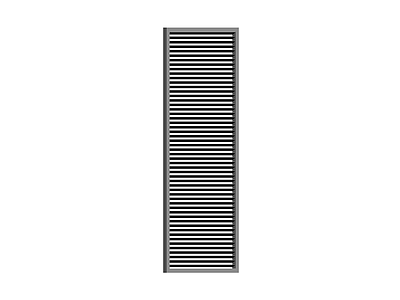灰色百叶通风口