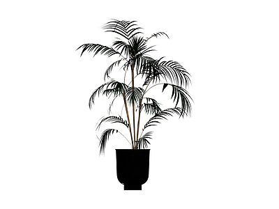 仿真盆栽植物模型