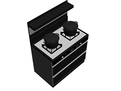 集成灶具带锅具