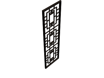中式镂空隔断屏风