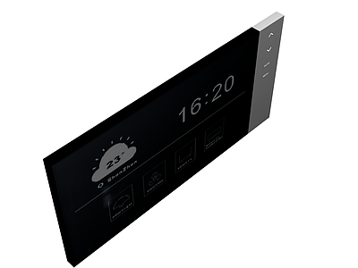 智能控制面板模型
