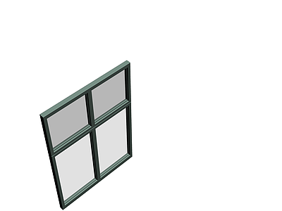 四格窗成品模型