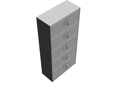 灰色五门储物柜