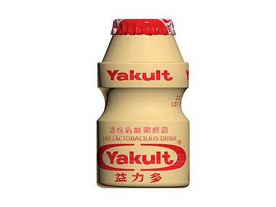 益力多乳酸菌饮品瓶