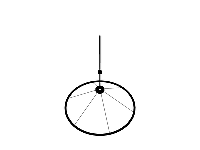 吊灯灯具模型