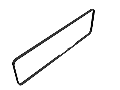 黑色圆角矩形框体