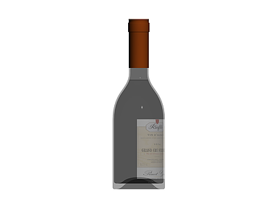Rieflé酒庄红酒瓶模型