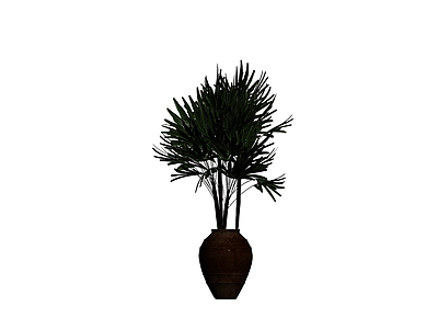 盆栽绿植模型