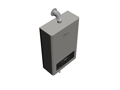 美的燃气热水器模型