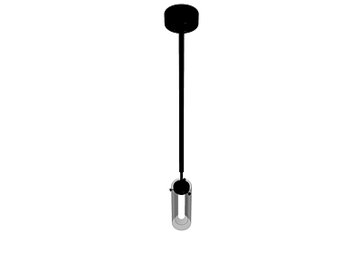 长杆吊灯灯具模型