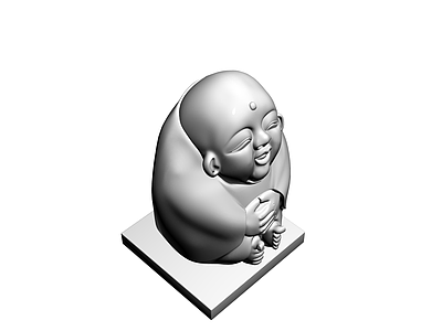 弥勒佛坐姿雕塑