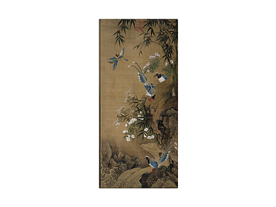 中式花鸟画装饰挂画