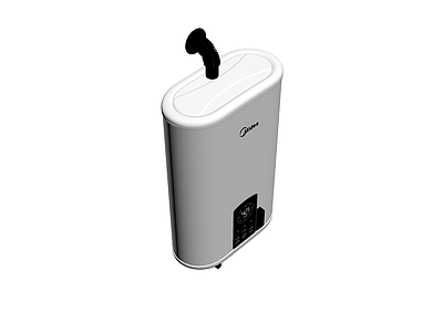 美的品牌白色燃气热水器