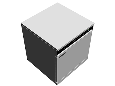 嵌入式洗碗机模型