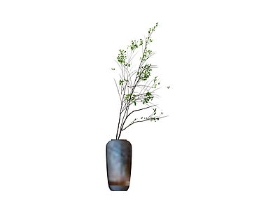 花瓶插绿植盆栽