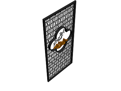 中式镂空隔断屏风